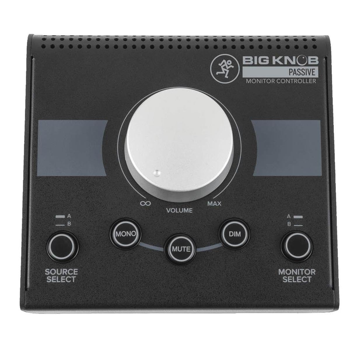 MACKIE Big Knob controlador pasivo de monitores de estudio 2x2 para dos fuentes de audio y dos pares de monitores, no necesita alimentación