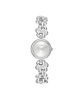 BOSS Reloj con Movimiento de Cuarzo de Tres Manecillas para Mujer Colección Double B Dressy con Correa de Acero Inoxidable Plateada - 1502793