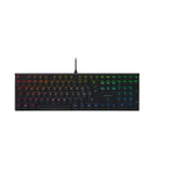 CHERRY MX 10.0N RGB, Teclado Gaming Mecánico Plano, Distribución de Teclado Suizo (QWERTZ), con Cable, Switches Originales CHERRY MX LOW PROFILE RGB SPEED, Negro