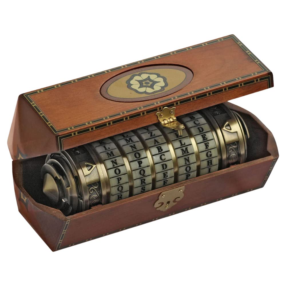 The Noble Collection Da Vinci Code Cryptex, escala 1: 1, accesorio, réplica (accesorio de vestuario)