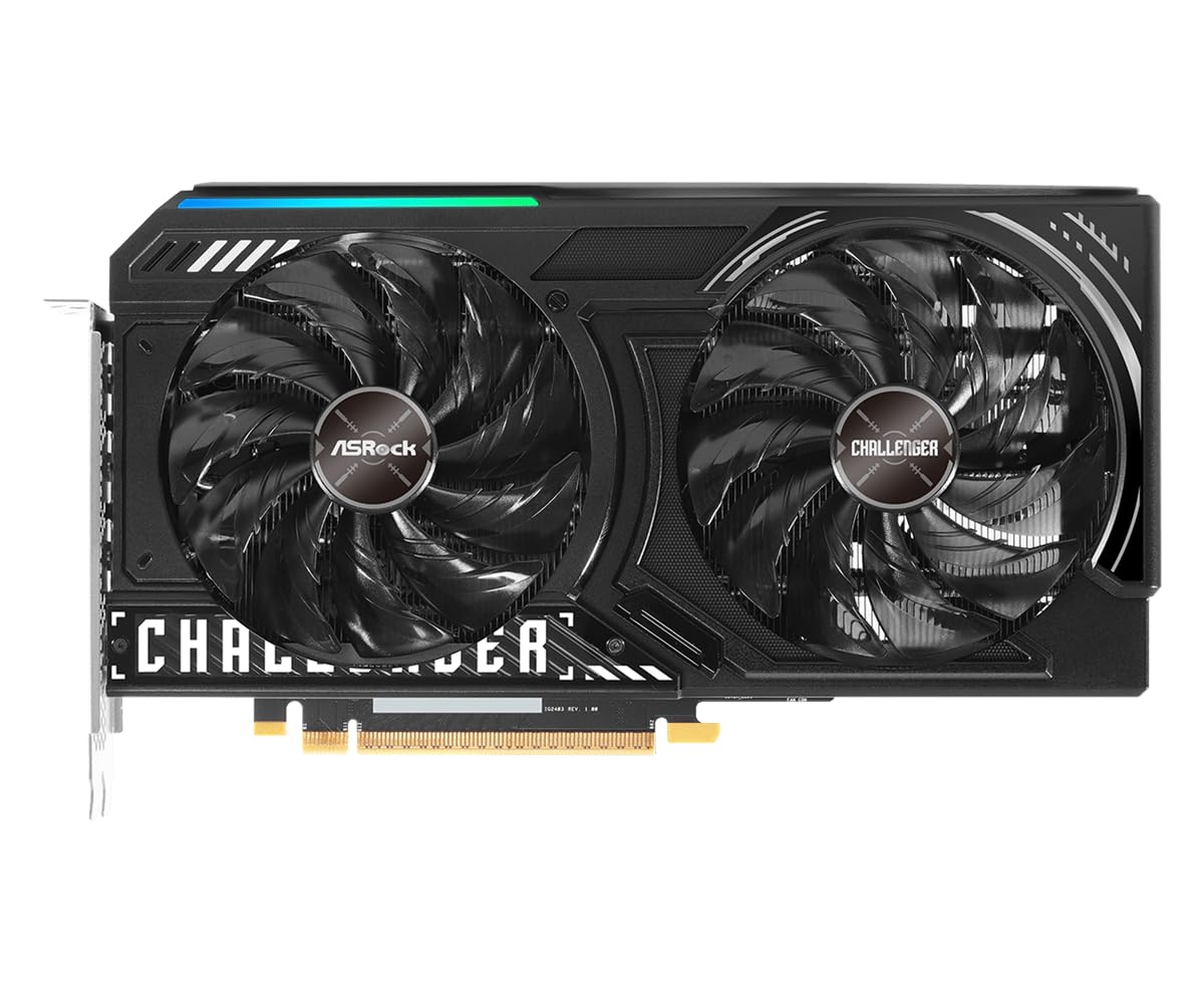 ASRock Tarjeta gráfica Intel ARC B570 Challenger 10 GB OC 2600 MHz 19 Gbps GDDR6 160Bits 7680 x 4320 600 W Dual Fan 0dB Silent Cooling Tarjeta gráfica