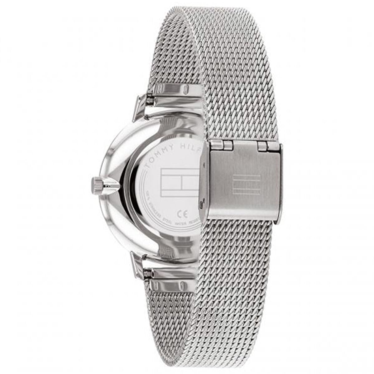 Tommy Hilfiger Reloj De Movimiento De Cuarzo De Dos Manecillas para Mujer con Correa de Malla de Acero Inoxidable Plateada - 1782149