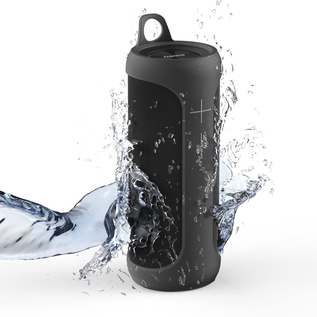 Hama | Altavoz Bluetooth Twin 3.0 (Altavoz Inalámbrico, Gran Potencia, Resistente al Agua IP67, Se Puede Dividir en 2 Altavoces Individuales) Color Negro