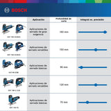 Bosch Professional GST 150 CE - Sierra de calar (780 W, máx. 3100 cpm, corte 150 mm, en L-BOXX)