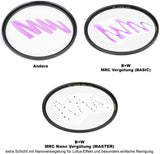 B+W MRC Nano Master - Filtro Ultravioleta (95 mm, 16 Unidades, antirreflectante)