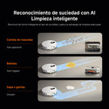 XIAOMI Robot Vacuum 5 Pro - Succión de 20.000 Pa, IA para Evitar obstáculos, Detección automática de Suciedad, Láser dToF, Brazos robóticos duales, Autolimpieza a 80 °C para Mejor Rendimiento