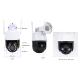 PNI Cámara de videovigilancia House IP575 5MP WiFi, Zoom óptico 20x, Lente varifocal