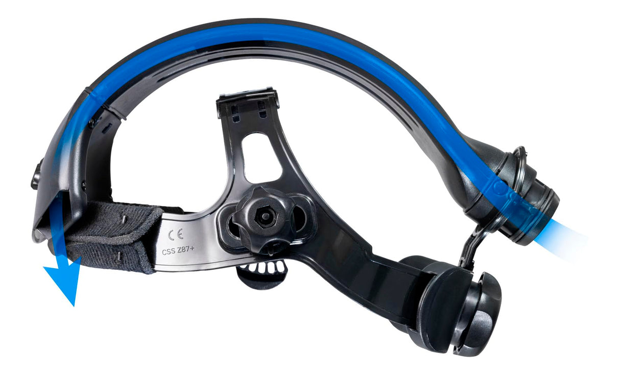 GYS, Máscara de soldadura respiratoria LCD GYSMATIC 3/9-13 G AIR True Color XL, campo de visión 100x60mm, oscurecimiento automático 0,04ms, clase óptica 1/1/1/1, filtro TH2 para MMA, TIG, MIG/MAG y
