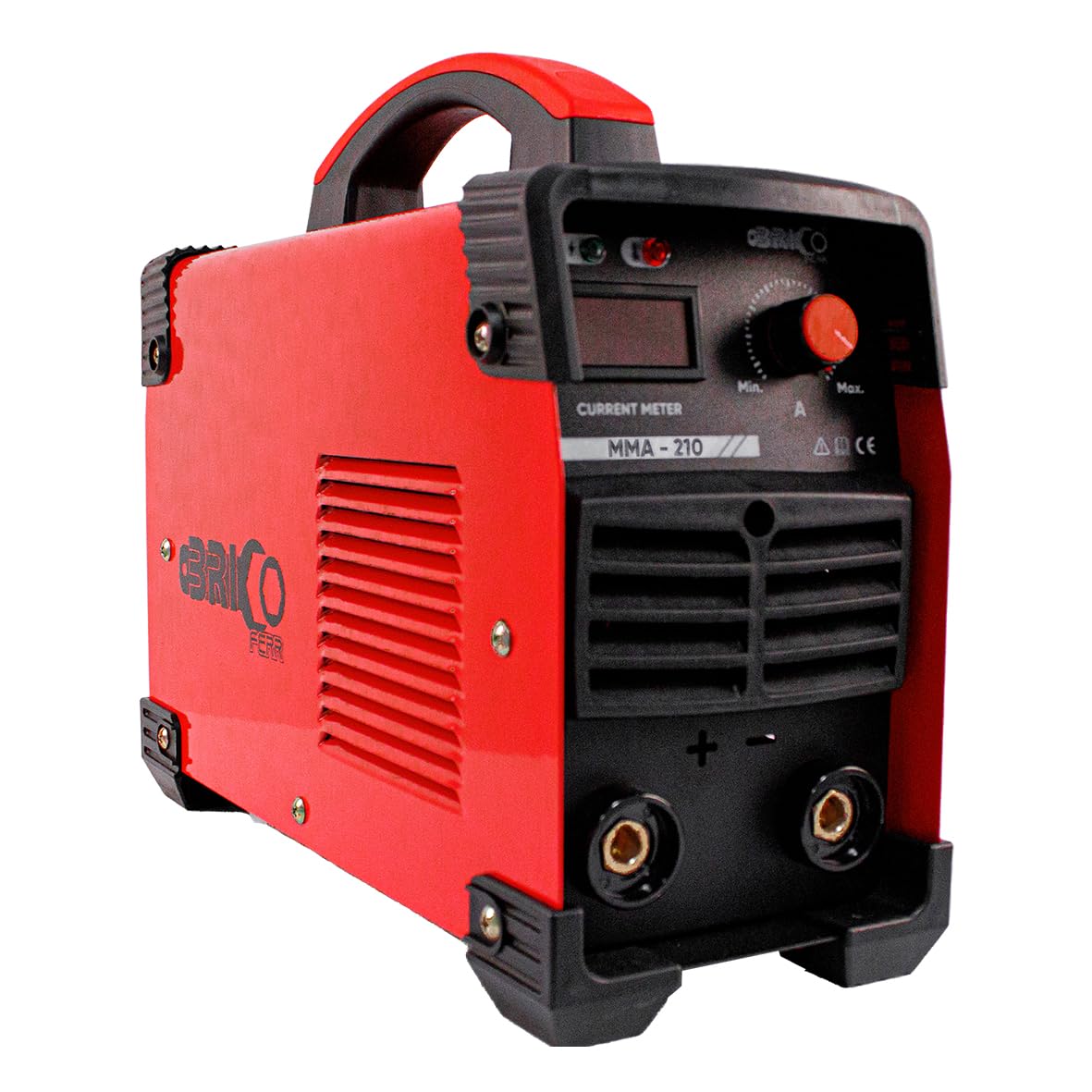 Bricoferr Soldador inverter 210A - 7200W, Electrodos de 1,6-5,0 mm