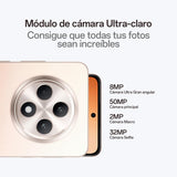 OPPO Reno12FS 5G - Smartphone Libre con IA, 24GB (12GB+12GB) 512GB, Pantalla 2.5D AMOLED 6.7", Cámara 50+8+32 MP, Android, IP64, Batería 5000mAh, Carga Rápida 45W, Cargador Incluido - Amber Orange