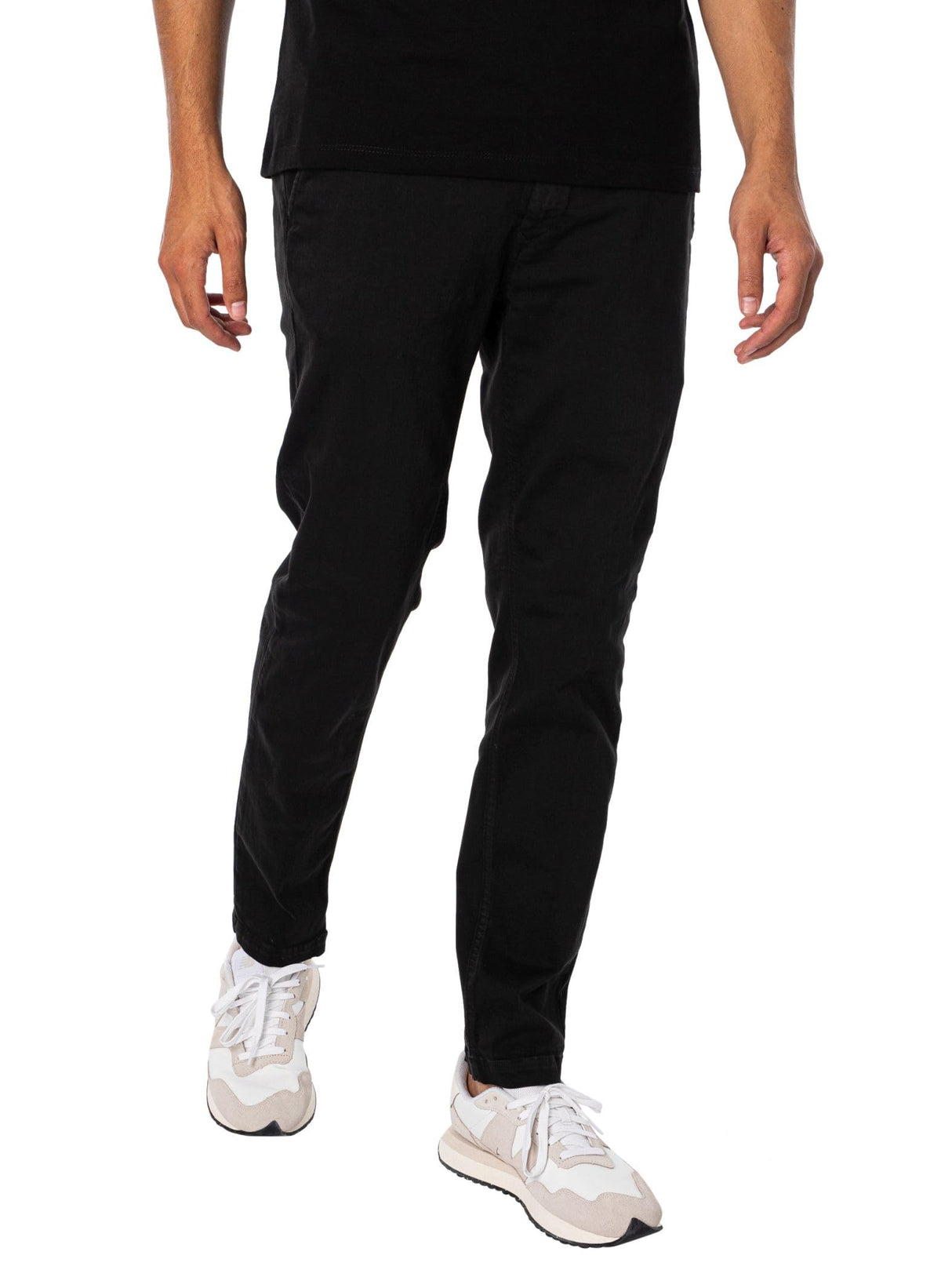 Replay Zeumar Hyperchino Color Xlite Pantalón, 040 Black, 34W x 34L para Hombre