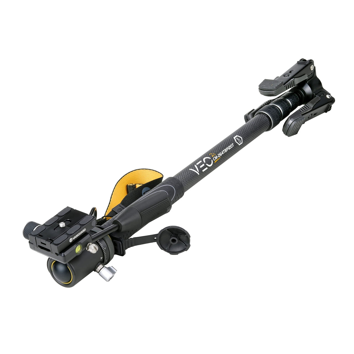Vanguard Veo 2S CM-264TBP120T - Monopie para cámara réflex de Carbono con retráctil rótula Bola