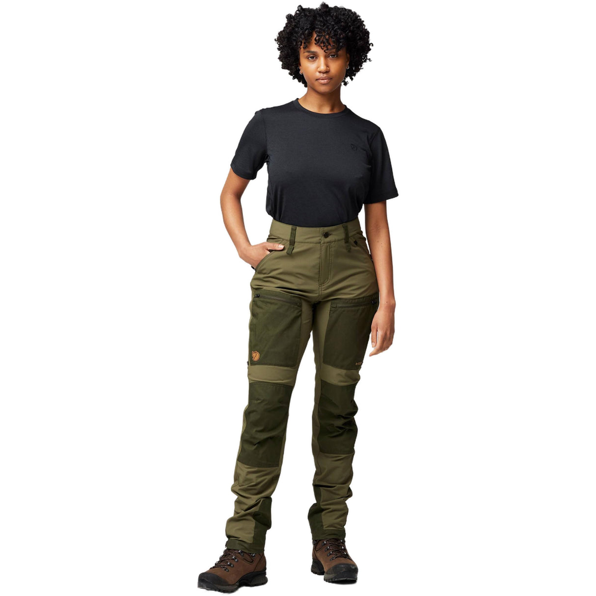 Fjallraven 14200141-050-048 Keb Agile Trousers W Pants Mujer Basalt-Iron Grey Tamaño 40/L