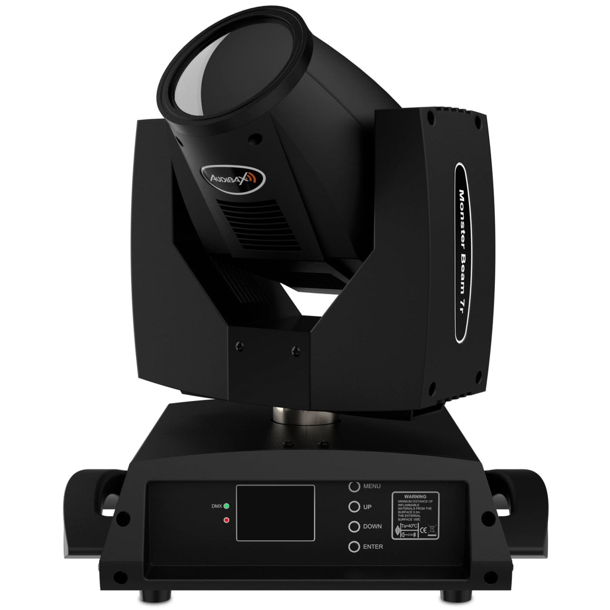 Audibax Monster Beam 7R - Cabeza Móvil para Discoteca - Foco Profesional Móvil de 20 Canales - Luz de Descarga OSRAM Sirius de 230W - Configuración Beam o Wash
