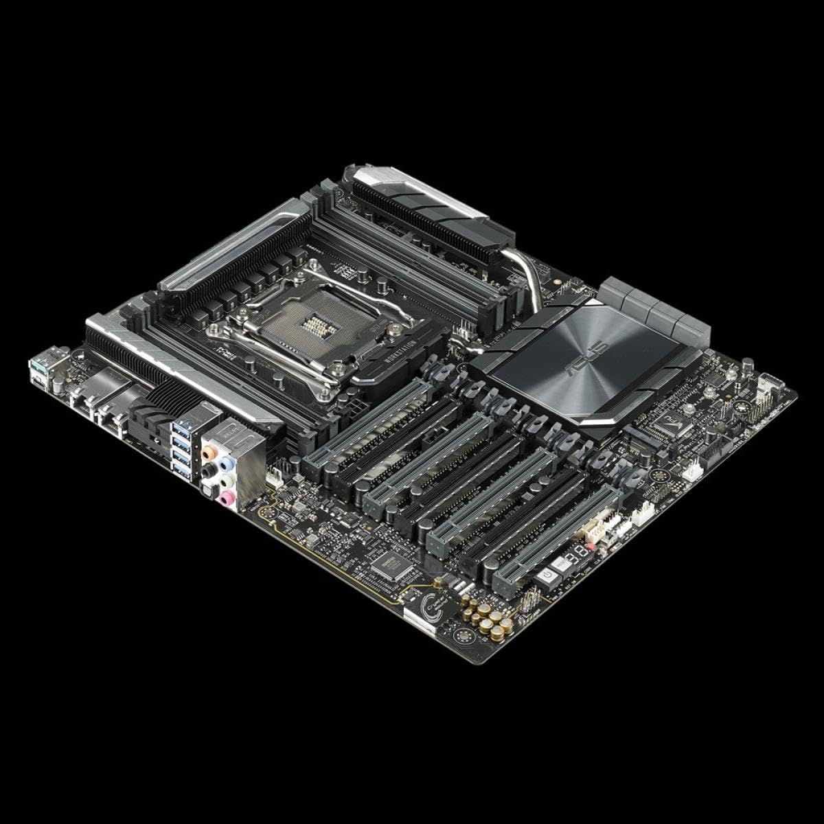 ASUS WS X299 SAGE/10G Placa Base para - Servidor (Intel, LGA 2066 (Socket R4), 14 NM, DDR4-SDRAM, 2133,2400,2666 MHz, 512 GB)