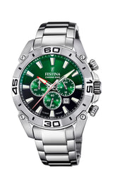 Reloj FESTINA para Hombre F20543/3 Chrono Bike Caja de Acero Inoxidable 316l Plateado Correa de Acero Inoxidable 316l Plateado