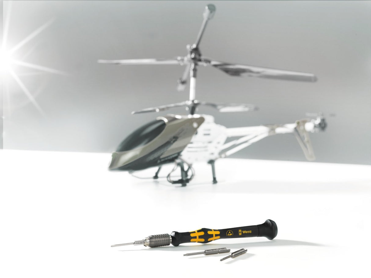 Poche pliante avec embouts de 44 mm de long Kraftform Kompakt Micro-Set ESD/21