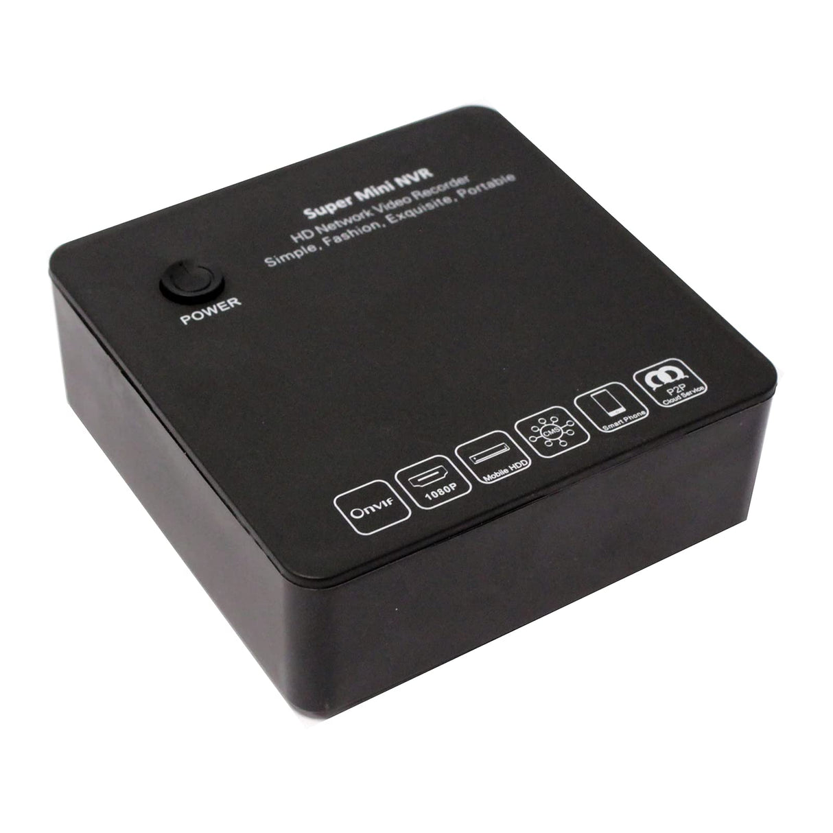 BeMatik - NVR Network Video Recorder para vídeo vigilancia CCTV de 4 canales 720p 960p 1080p con disco eSATA