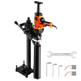 VEVOR Taladro de núcleo Portátil de 20-160 mm de Diámetro de Perforación con Soporte y Broca de Núcleo, Taladro de Núcleo de Hormigón de 2000 W, Uso Húmedo y Seco para Hormigón, Ladrillo, Mármol