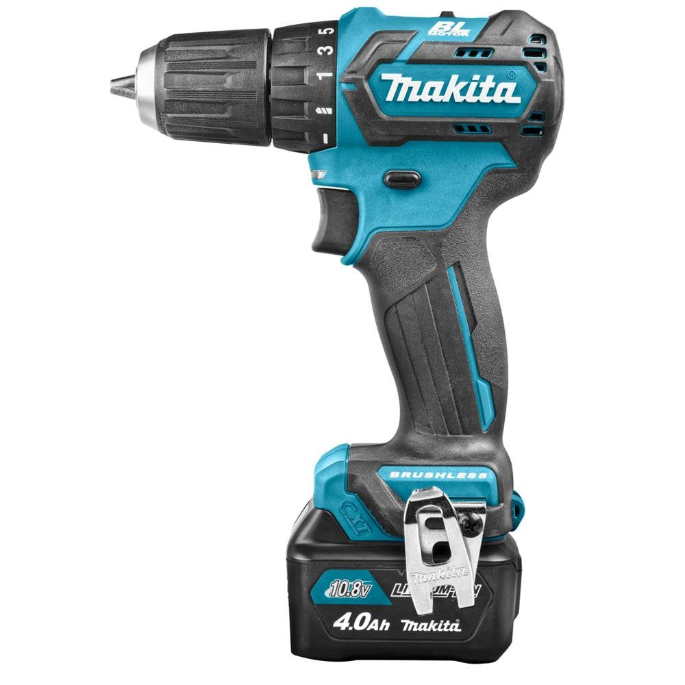 Batería de atornillador (108 V/40 Ah, 2 baterías y cargador en embalaje MAKPAC) df332dsmj, azul, DF332DSMJ 0 wattsW, 10.8 voltsV