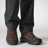 Salomon X ULTRA 360 LEATHER GORE-TEX, Zapatos de senderismo para Hombre, Dark Earth Delicioso Sharkskin, 43 1/3 EU