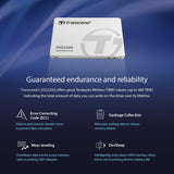 Transcend 2TB SSD220Q 2 TB 2.5 Pulgadas SATA III 6 GB/s Disco de Estado Sólido Interno QLC NAND TS2TSSD220Q