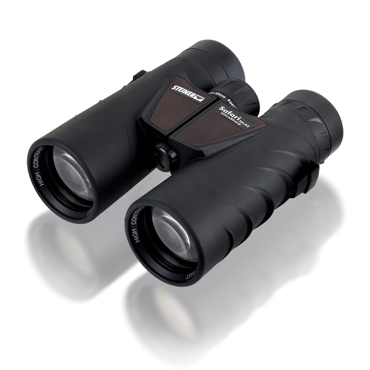 STEINER Prismáticos Safari UltraSharp 10x42 - Óptica de Calidad Alemana, Brillante, de Alto Contraste, Robusto, Ideal para Viajes, Senderismo, Deportes y observación de la Naturaleza