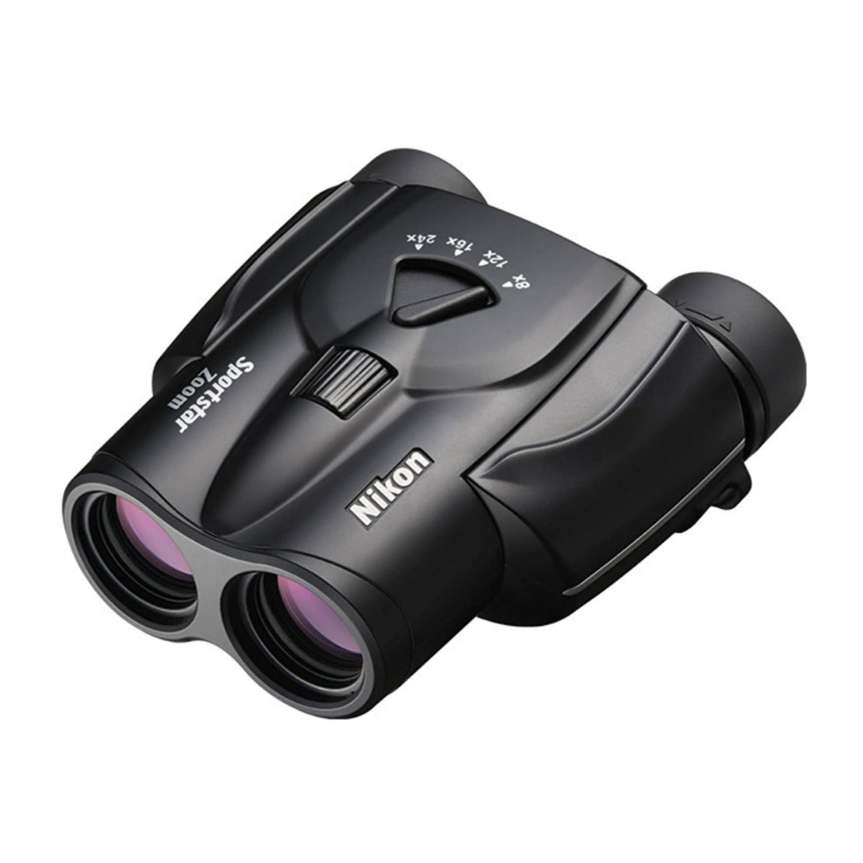 Nikon- Sportstar Zoom 8-24x25 Black Prismáticos, Multicolor, Compact (552918)