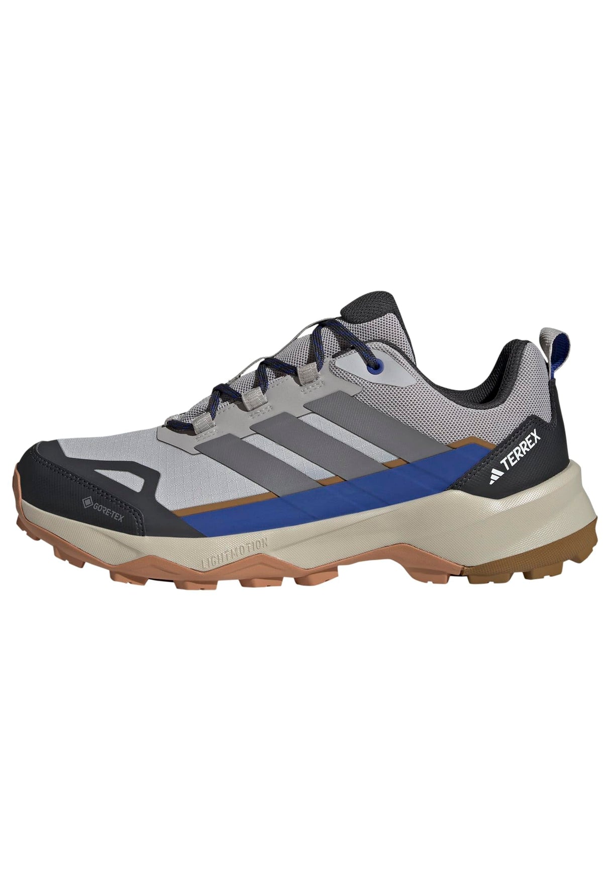 adidas Terrex Skychaser AX5 Gore-Tex Hiking Shoes, Zapatos de Senderismo Hombre, Grey Two/Grey Four/Semi Lucid Blue, 44 2/3 EU