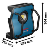 Bosch Professional 18V System foco de obra a batería GLI 18V-10000 C (luminosidad: 10 000 Lm, sin batería/cargador)