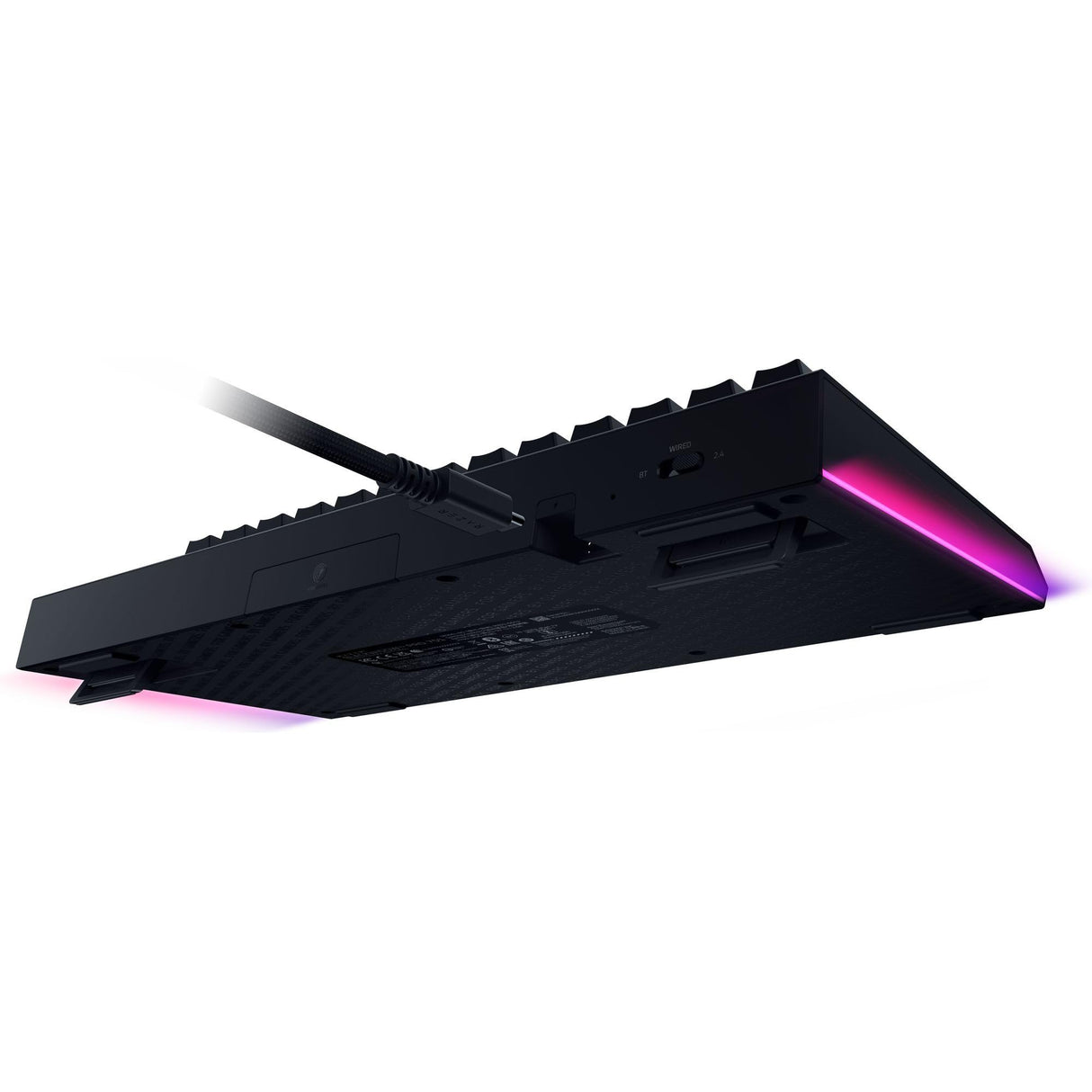 Razer BlackWidow V4 Pro 75% - Teclado inalámbrico para Juegos Intercambiable en Caliente - Pantalla OLED (dial de comandos, 4K Hz y conectividad Bluetooth) Diseño US ISO | Negro