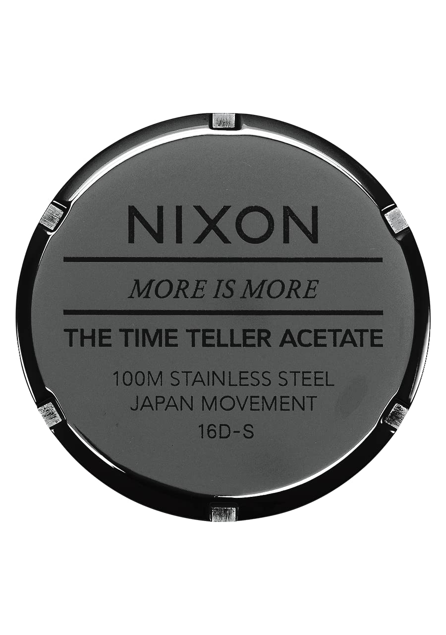 Nixon A327646-00 - Reloj analógico de Cuarzo para Mujer, Correa de plástico Multicolor