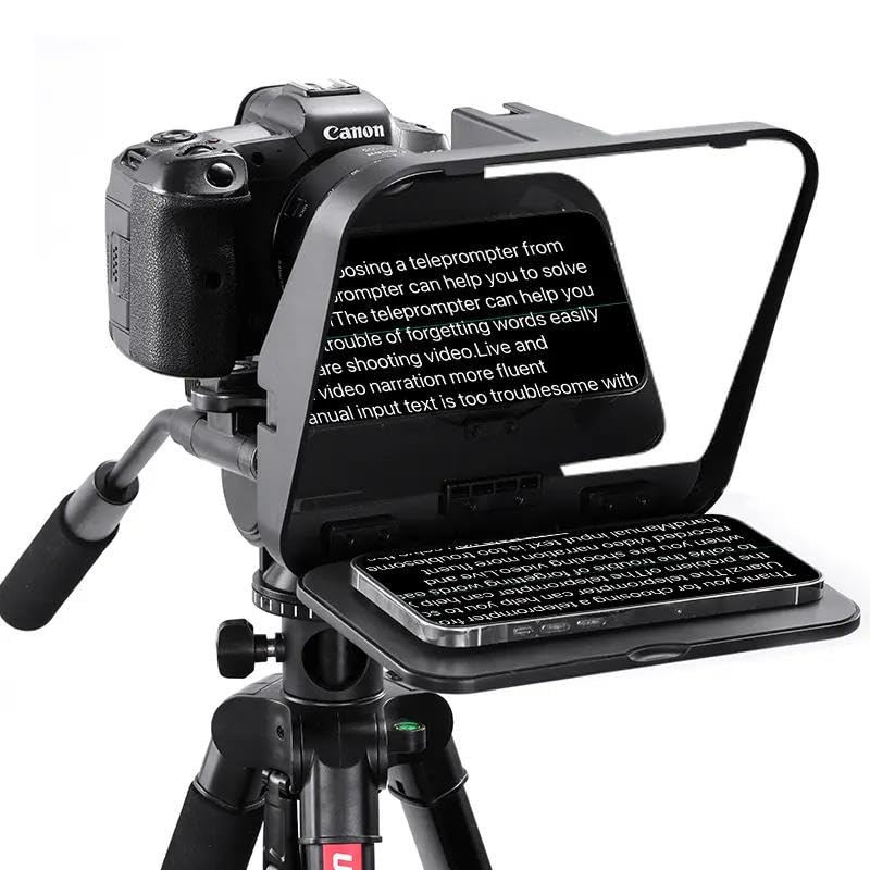 ULANZI RT02 R004GBB1 - Teleprompter Universal para tabletas y Smartphones con Mando a Distancia