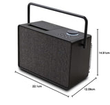 Pure Evoke Play Sistema de música versátil para Interiores y Exteriores (Radio Dab+ /FM, Radio por Internet, podcasts, Spotify Connect, Bluetooth en un Rico Sonido estéreo de 40W), Negro café