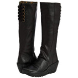 Fly London Yust, Botas Altas Mujer, Black 029, 39 EU