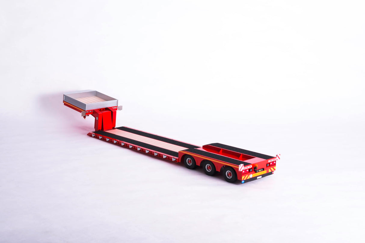Carson 500907700 1:14 góndola de Cama rebajada de 3 Ejes - Camión RC, Piezas de Recambio, Piezas Tuning, Accesorios, modelismo, Escala 1:14, Remolque camión