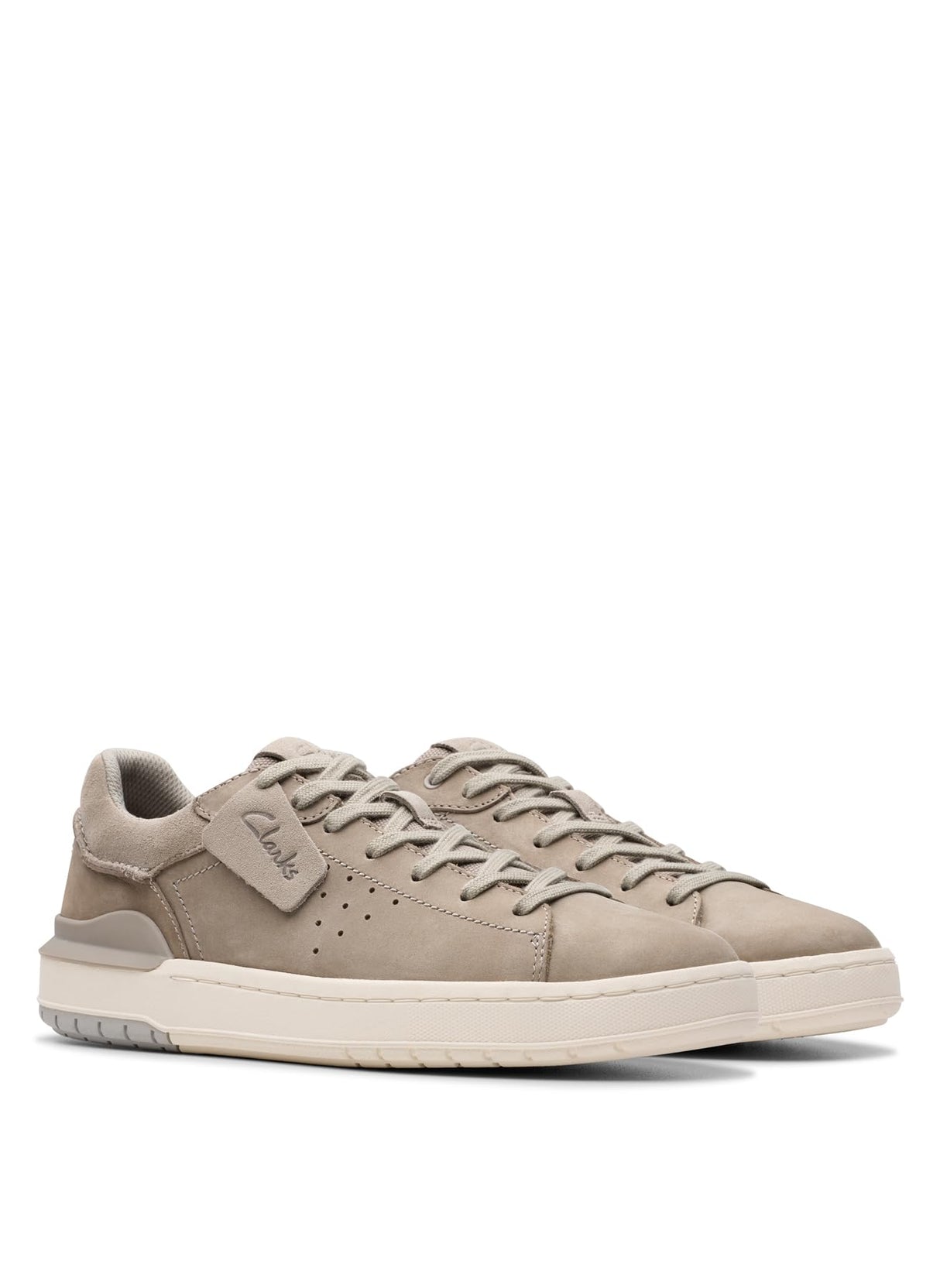 Clarks Courtlite2 Run, Zapatillas Hombre, Grey Nubuck, 47 EU