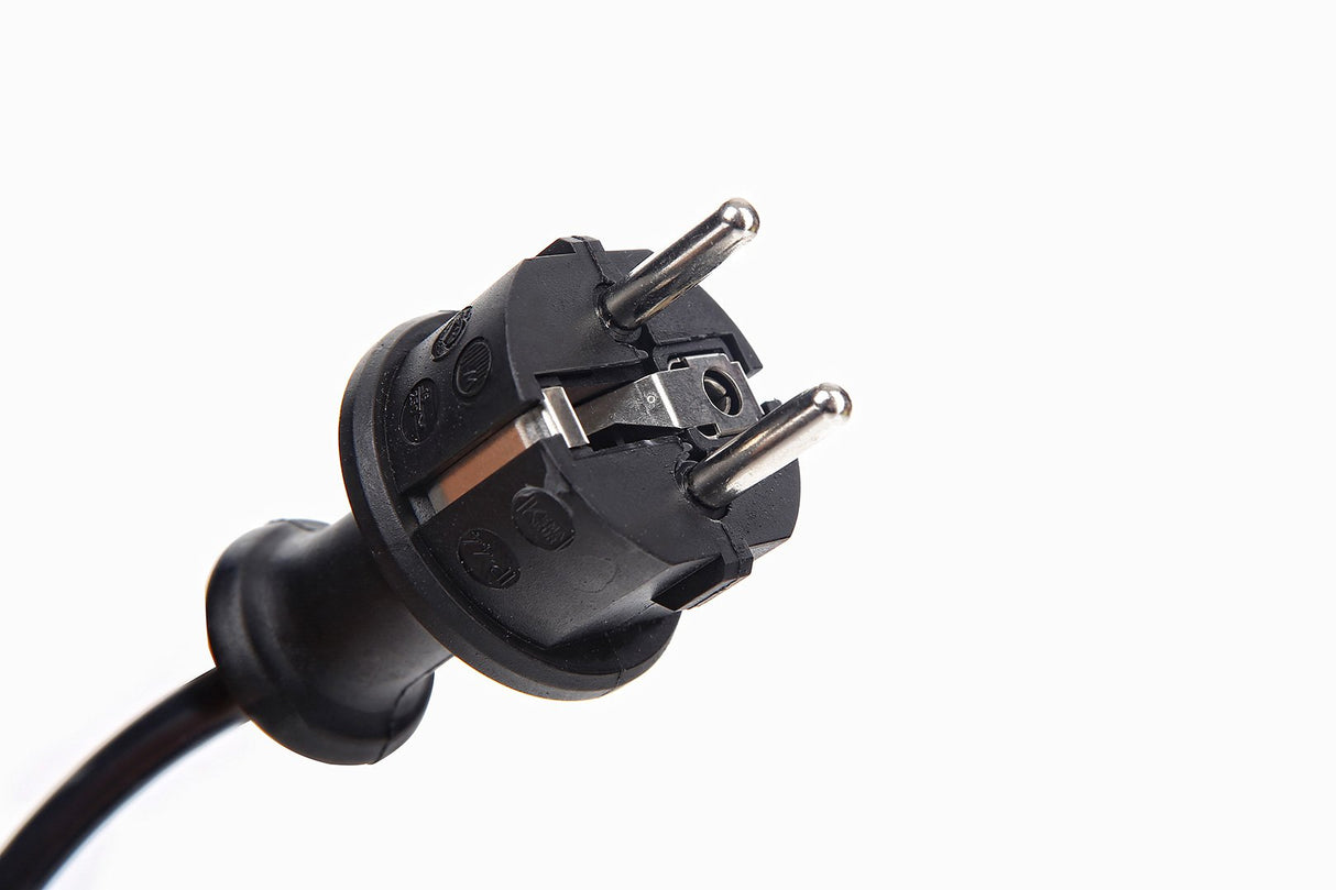 as - Schwabe enrollacables de 25 m H05VV-F 3G1,5-4 tomas con tapas de protección - 230 V / 16 A / 3.500 W - Protección contra sobrecalentamiento - IP20 - Carrete Made in Germany, 10118