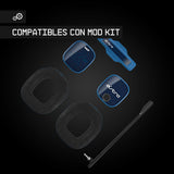 ASTRO Gaming A40 TR Auriculares alámbricos, 4ta gen, Audio V2, Dolby ATMOS, clavija 3.5mm, micrófono intercambiable, para PS5, PS4, PC, Nintendo Switch, Móvil - Negro/Azul