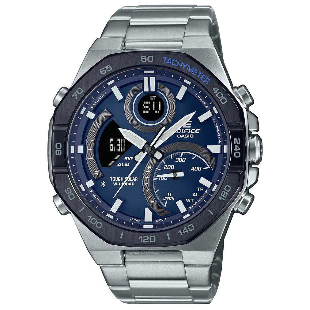 Montre - CASIO - ECB-950DB-2AEF - 51,2mm - Bluetooth - Solaire - Étanche 10 bars