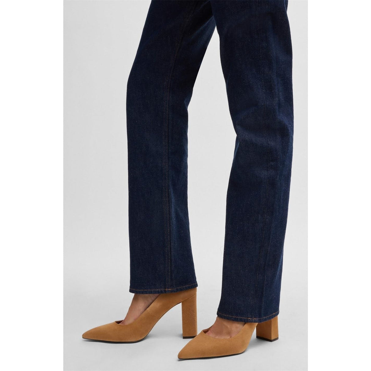 BOSS Janet_chpump90_SD, Bomba Mujer, Beige Mediano, 35 EU