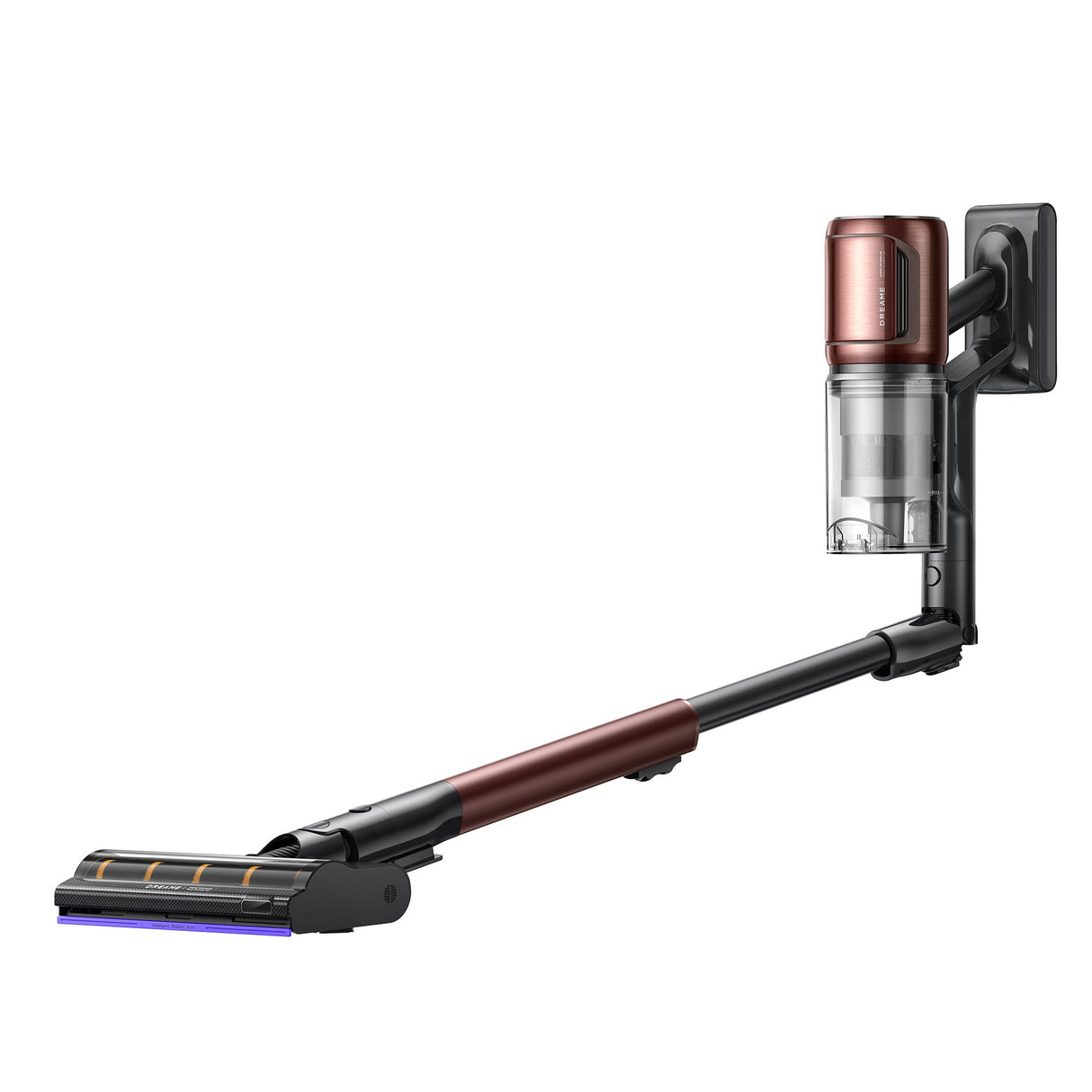 DREAME V30 Aspirador Sin Cable, Limpieza a 0 mm de Los Bordes, Succión de 330 AW, Antienredos, Limpieza de Alfombras de Pelo Largo y Suelos Duros, Limpieza de Pelos de Mascotas, Auto. Máx. de 90 Min