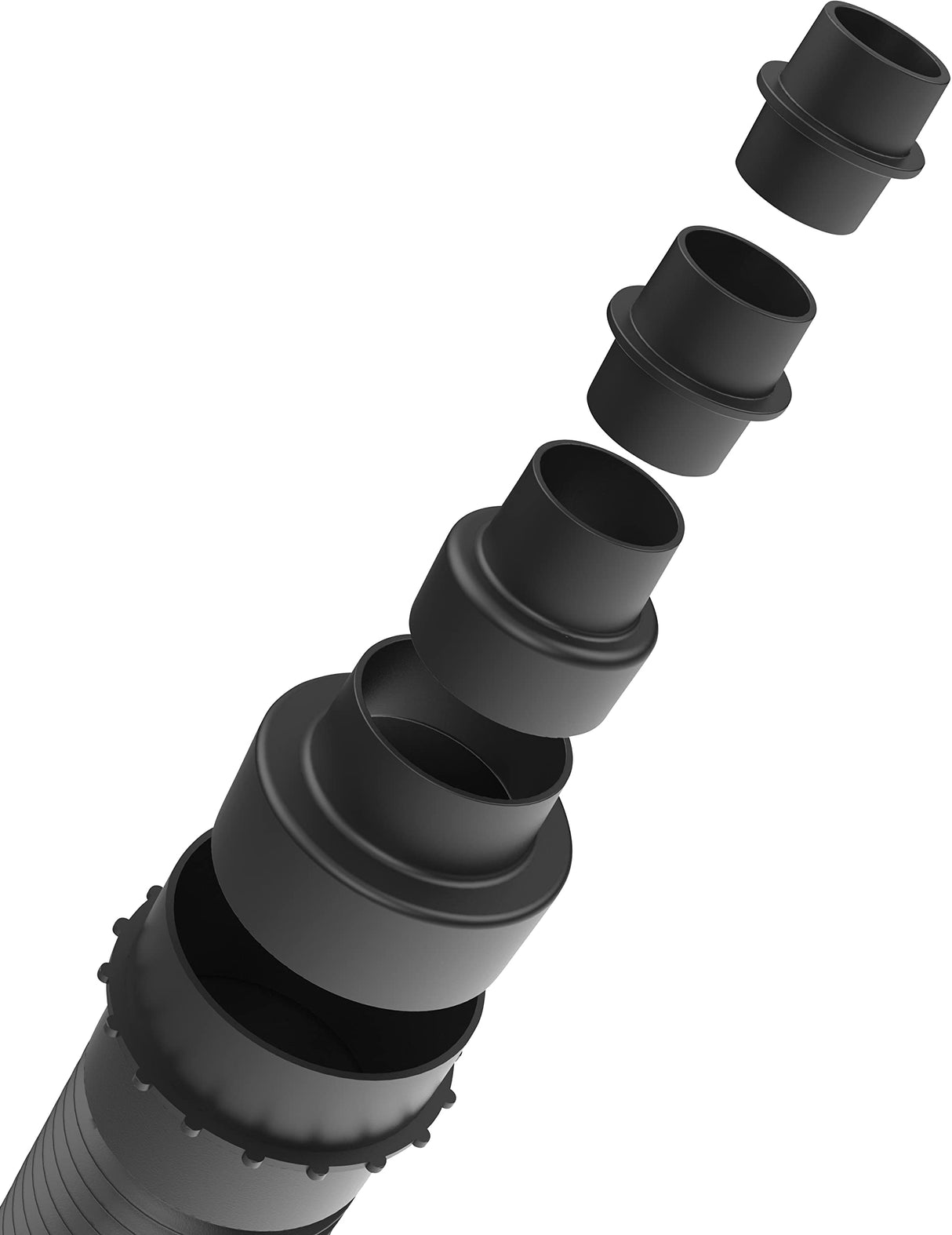 Güde Sistema de aspiración GAA 65.1 (550 W, Potencia de Aire 1150 m³/h, presión Negativa 1145 pa, Manguera de aspiración de 2 m, conexión de aspiración Ø 100 mm, Volumen del depósito 65 l, Incluye
