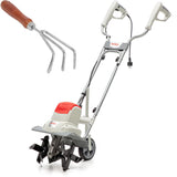 IKRA motoazada eléctrica motocultor IEM 800 S, Ancho de Trabajo 30cm, Profundidad 20cm, Incluye extirpador Manual