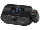 Trevi RC 85D8 Dab - Radiodespertador electrónico con proyección horaria y Receptor Digital Dab/Dab+, Gran Pantalla LED, alarmas programables, función Snooze, función de sueño