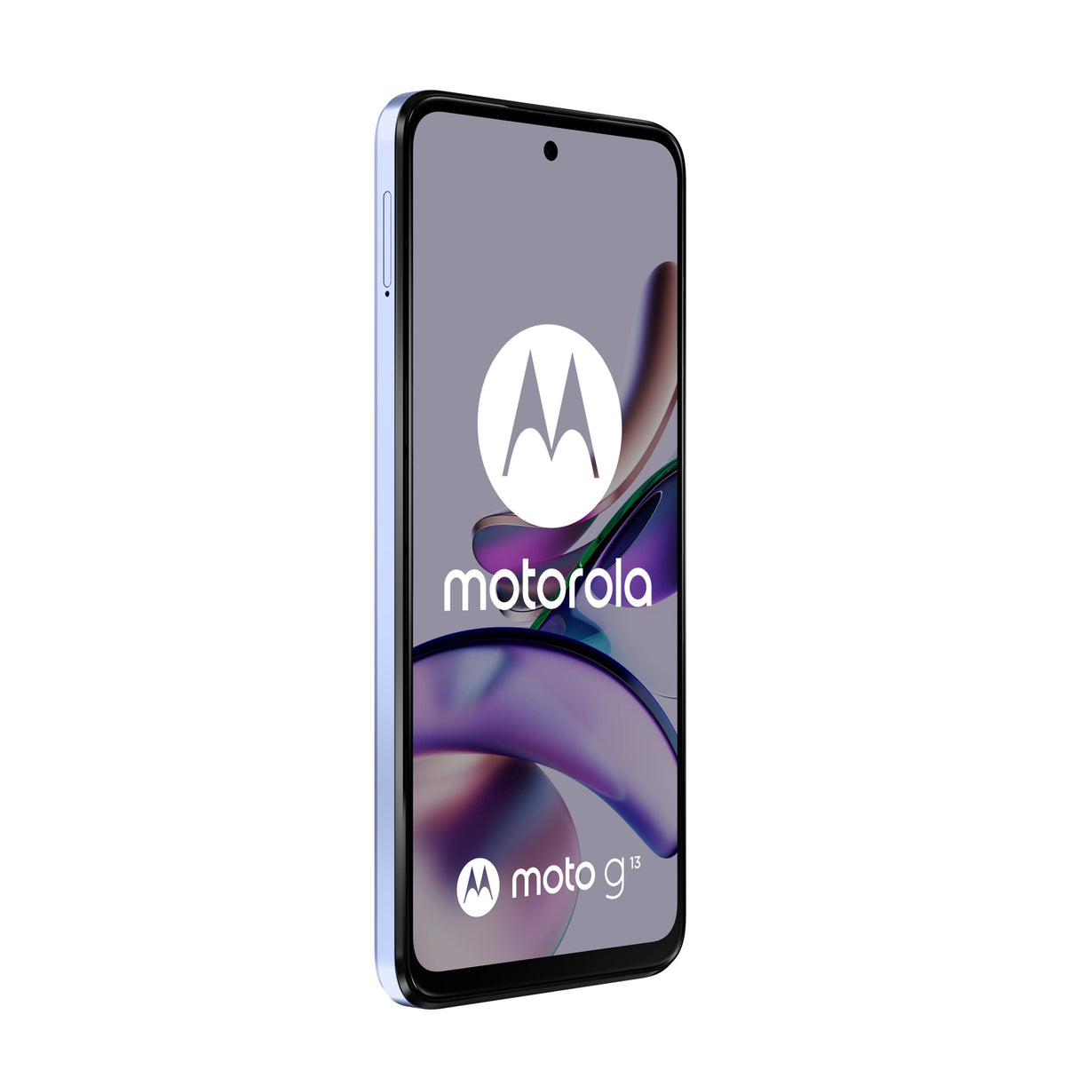 Motorola Moto (g13, Pantalla HD+ de 6.5 Pulgadas, 90 Hz, cámara Quad Pixel de 50 MP, Altavoces estéreo Dolby Atmos, batería de 5000 mAh, Carga TurboPower, 4/128 GB, Dual SIM), Azul Lavanda