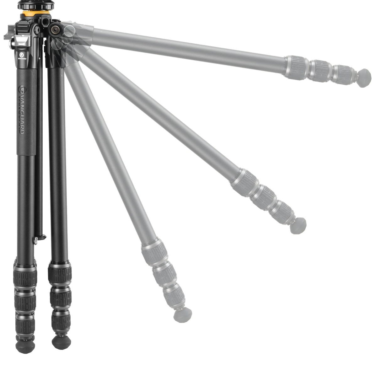 Vanguard Veo 5 234APS36 - Trípode de Viaje de Aluminio, rótula de 3 vías