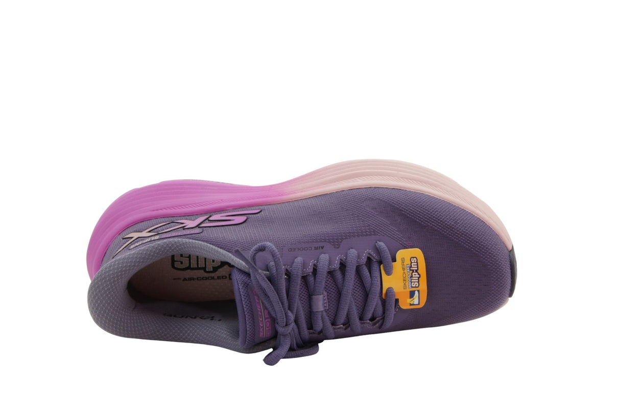 Skechers MAX Cushioning Endeavour Hallandale, Zapatillas Mujer, Purple Textile/Trim, 37 EU