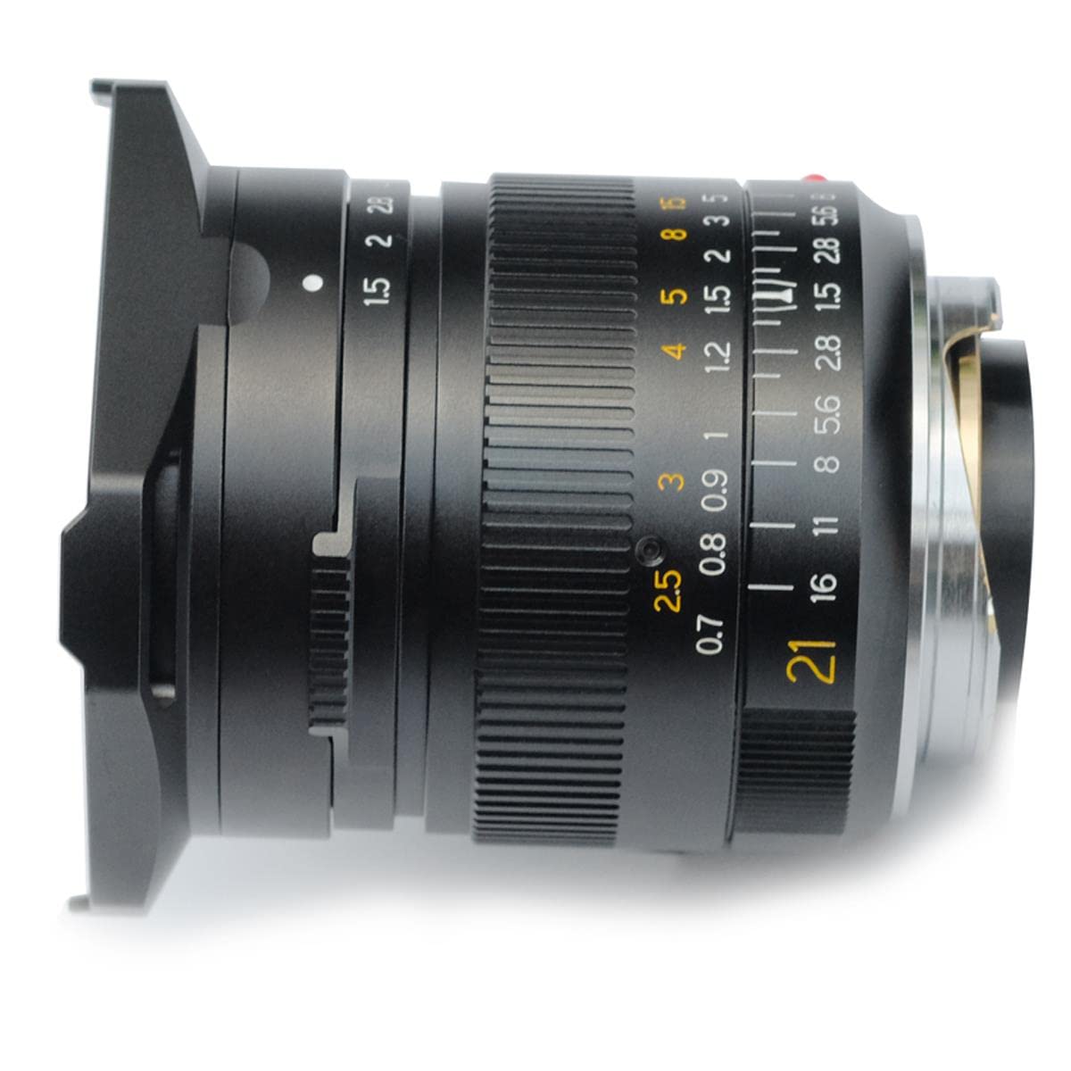 TTArtisan Lente de Cuerpo de Metal Macro F1.5 de 21 mm Compatible con Montura Leica M, Color Negro