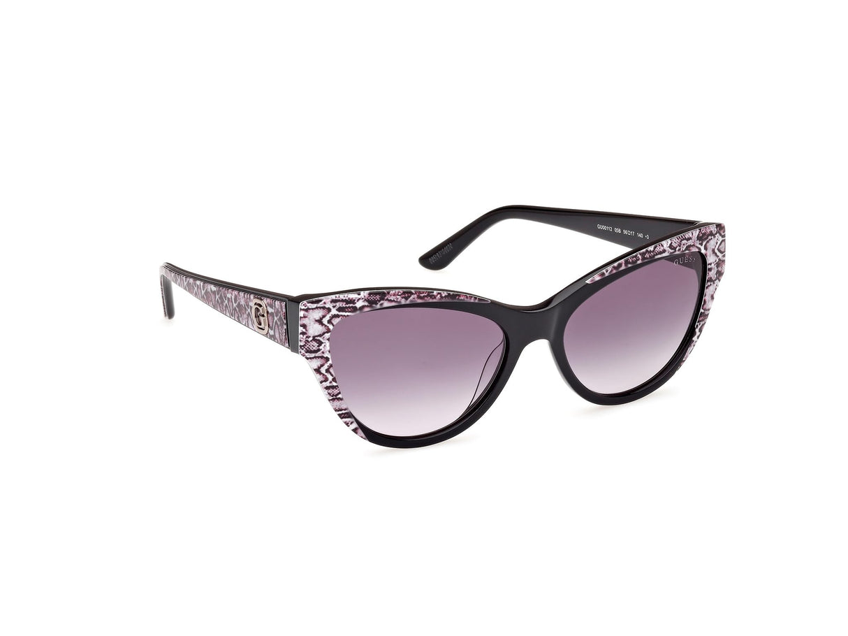 Guess GU0011205B57 Gafas, 05b Shiny Black, 140/17/42,5 para Mujer